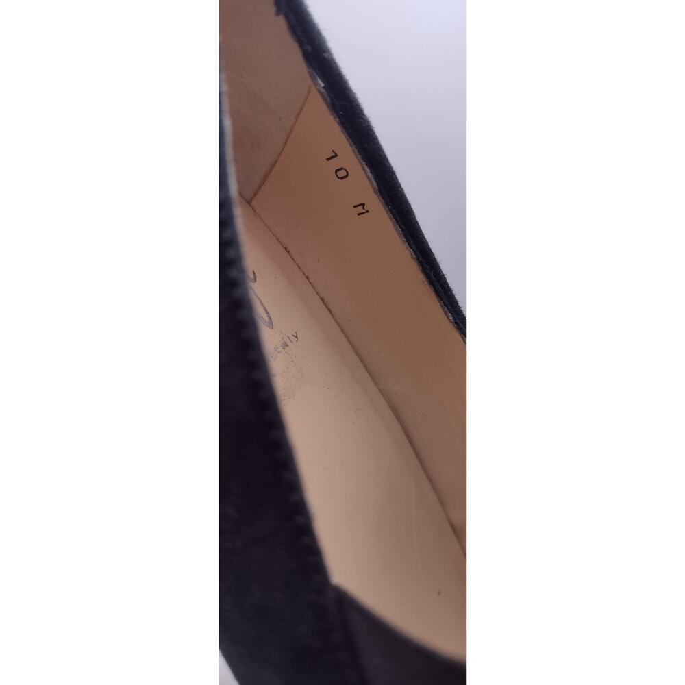 Amalfi by Rangoni Black Suede pumps with ballet band Size 10M - Picture 9 of 12